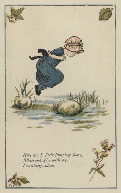 Here am I, little jumping Joan by Kate (after) Greenaway