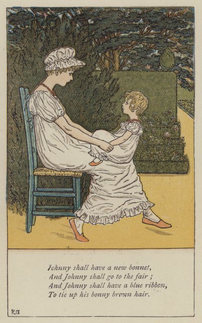 Johnny shall have a new bonnet by Kate (after) Greenaway
