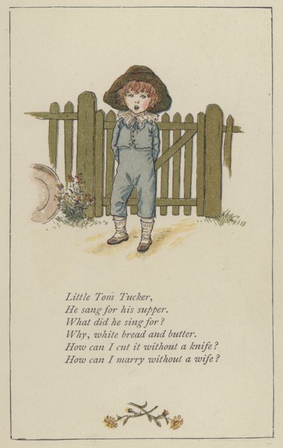 Little Tom Tucker by Kate (after) Greenaway