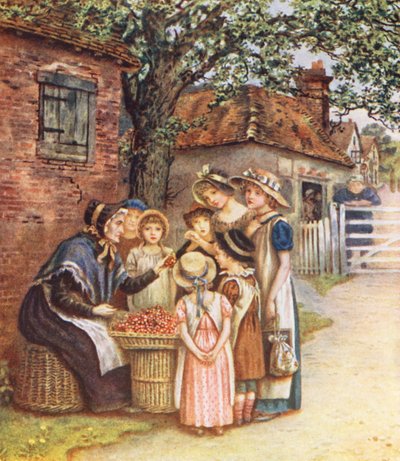 The Cherry Woman by Kate (after) Greenaway