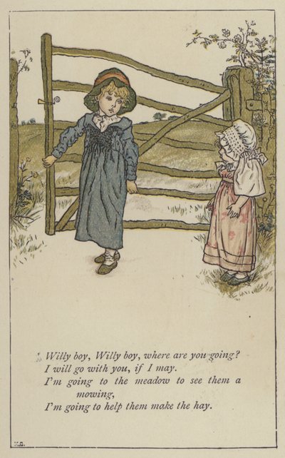 Willy boy, Willy boy, where are you going by Kate (after) Greenaway