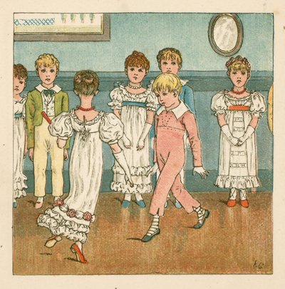 Dancing Lesson by Kate Greenaway