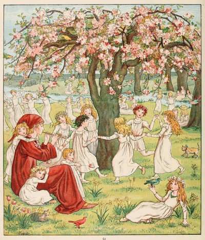 How Their Children were Stolen Away, from The Pied Piper of Hamelin by Kate Greenaway