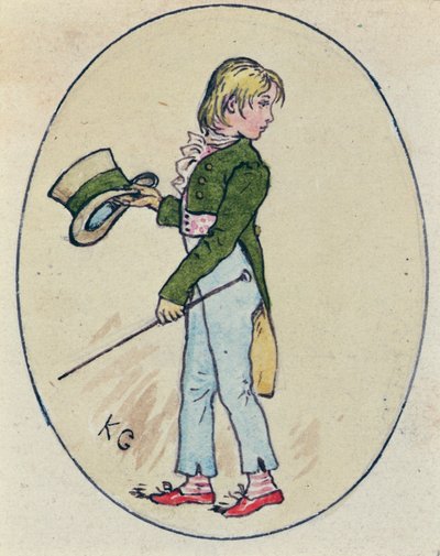 Illustration for St Valentines Day, 1914 by Kate Greenaway