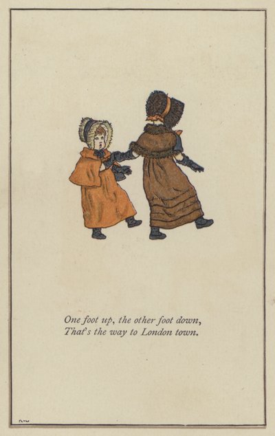 One Foot Up, the Other Foot Down by Kate Greenaway