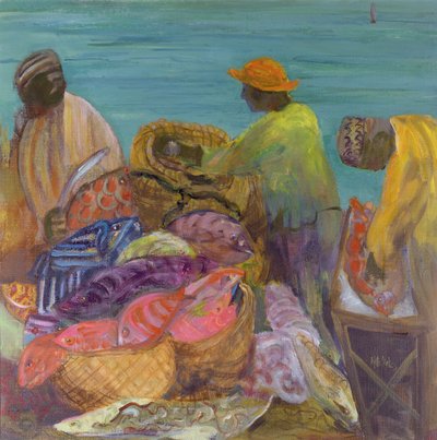 Sorting the Catch, Zanzibar by Kate Yates