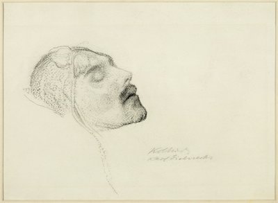 Karl Liebknecht on His Deathbed by Kathe Schmidt Kollwitz