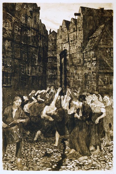 The Carmagnole by Kathe Schmidt Kollwitz