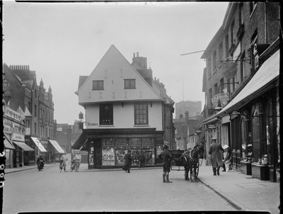 Market Place, St. Albans, St. Albans, Hertfordshire, 26/04/1928 by Katherine Jean Macfee