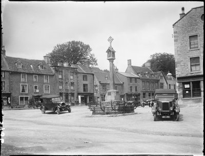 Market Square, Stow-On-The-Wold, Cotswold, Gloucestershire, 09 May 1928 - 23 May 1928 by Katherine Jean Macfee