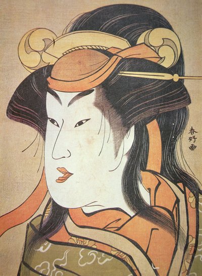 Head of Japanese male actor in female role, c.1787-88 by Katsukawa Shuncho