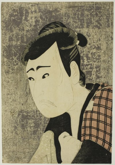 Bust Portrait of the Actor Ichikawa Yaozo III as Tanabe Bunzo in the play Hana-ayame Bunroku Soga, Performed at the Miyako Theater from the Fifth Day of the Fifth Month, 1794 by Katsukawa Shun