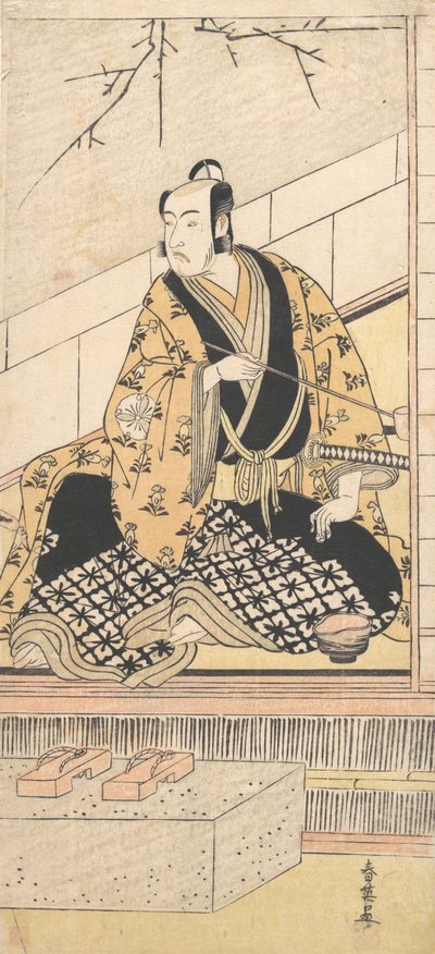The Actor Matsumoto Koshiro IV Seated in an Outer Room by Katsukawa Shun