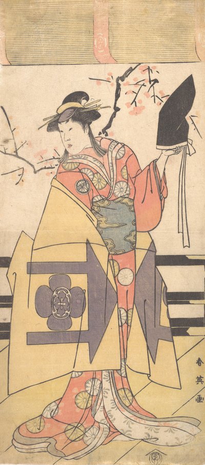 The Third Segawa Kikunojo as Wife of Kudo Suketsune in a Soga Play, ca. 1792 by Katsukawa Shun