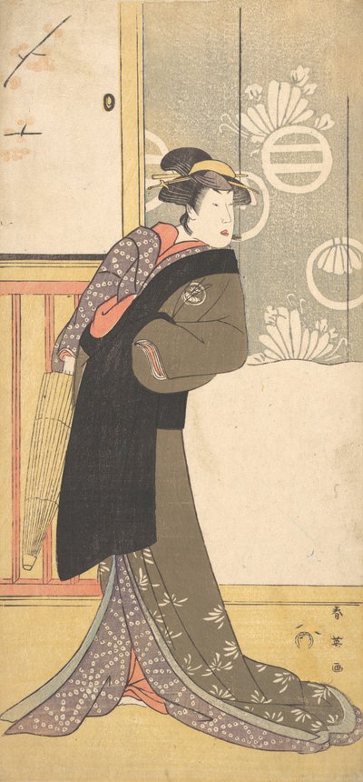 The Third Segawa Kikunojo in the Role of Maizuru, 2nd month, 1789 by Katsukawa Shun
