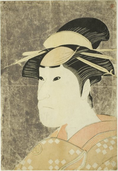 The Actor Sanogawa Ichimatsu III as the Gion Prostitute Onayo in the Play Hana-ayame Bunroku Soga by Katsukawa Shunei