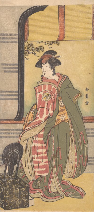 The Actor Segawa Kikunojo 3rd in a Female Role by Katsukawa Shunjo