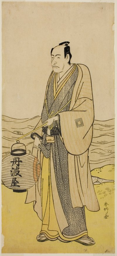 The Actor Ichikawa Danjuro V as Tambaya Suketaro in the Play On