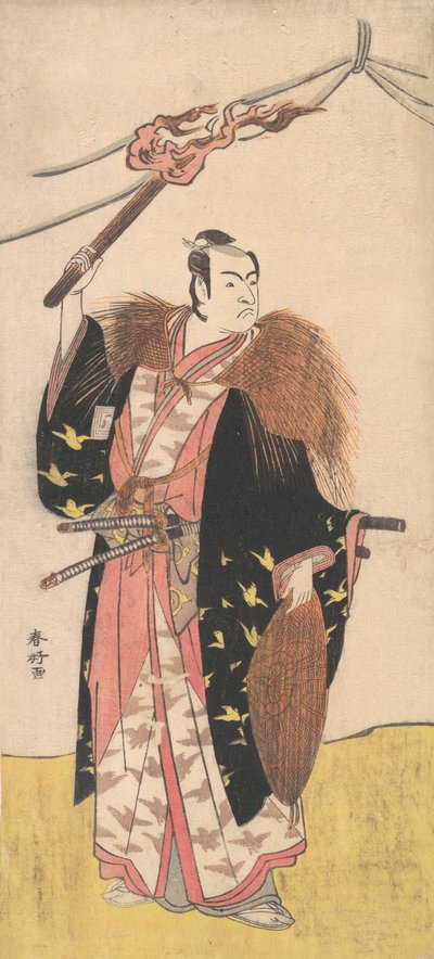 Ichikawa Monosuke II as Soga no Juro Sukenari by Katsukawa Shunko