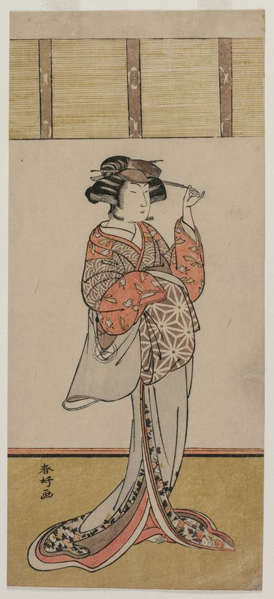Iwai Hanshiro IV as Oiso no Tora, c. mid-1770s by Katsukawa Shunko