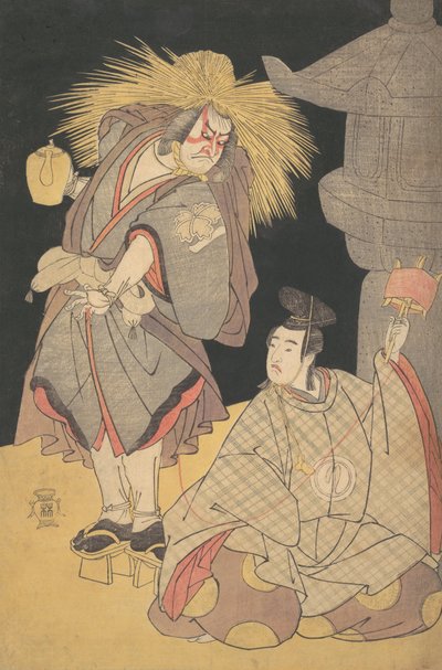 Scene from the Drama Yuki-motsu-take Furisode Genji by Katsukawa Shunko