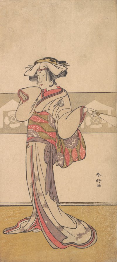 Segawa Kikunojo III in the Role of Oiso no Tora, ca. 1790 by Katsukawa Shunko