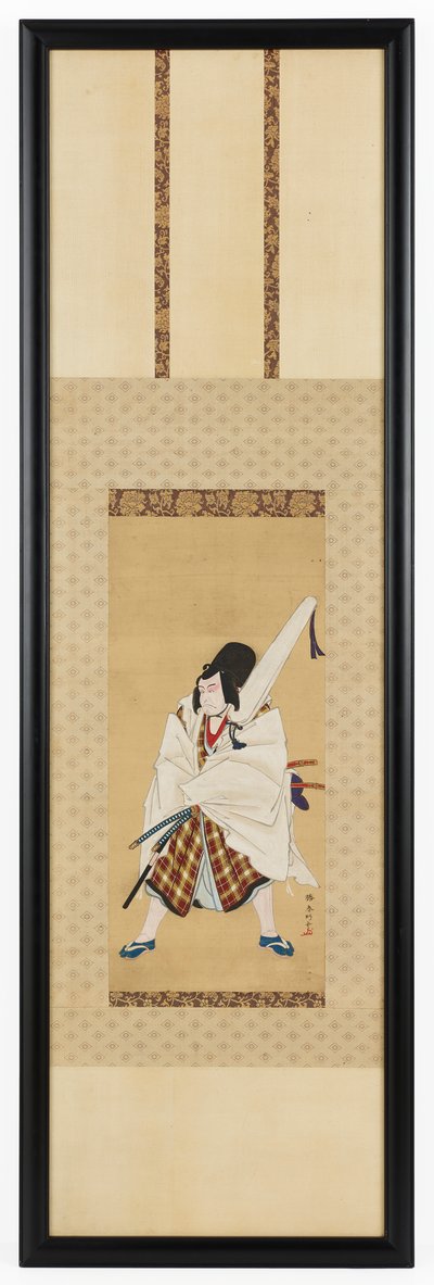 The Actor Ichikawa Ebizo III as Matsuomaru in the play Sugawara and the Secrets of Calligraphy, 18th century by Katsukawa Shunko