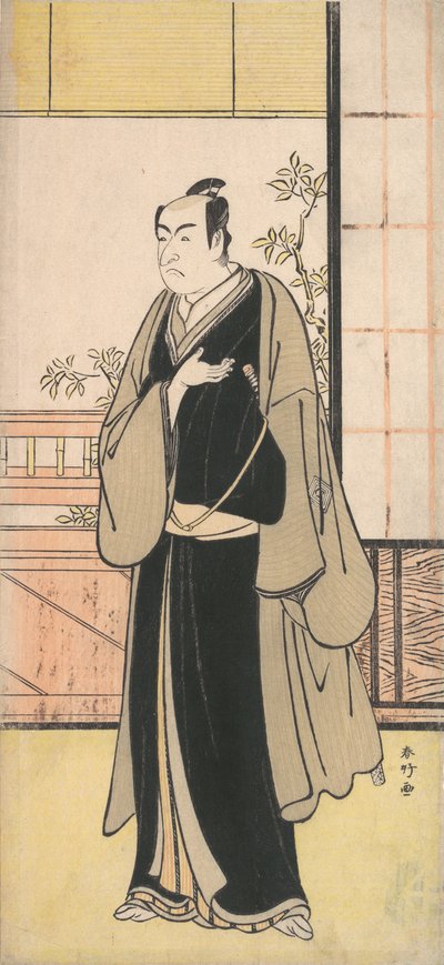 The Actor Ichikawa Monnosuke II as a Kyokaku by Katsukawa Shunko