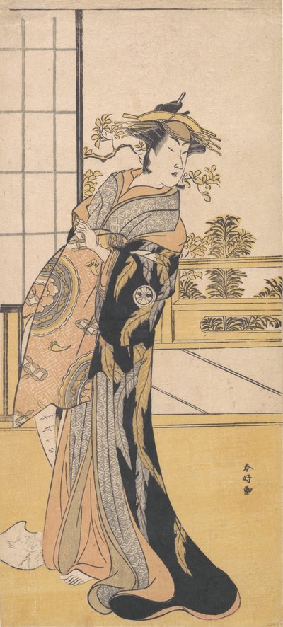 The Actor Segawa Kikunojo 3rd in a Female Role by Katsukawa Shunko