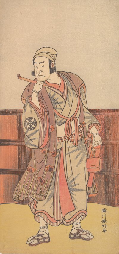 The First Nakamura Nakazo in the Role of Shimada no Hachizo, 4th Month, 1783 by Katsukawa Shunko