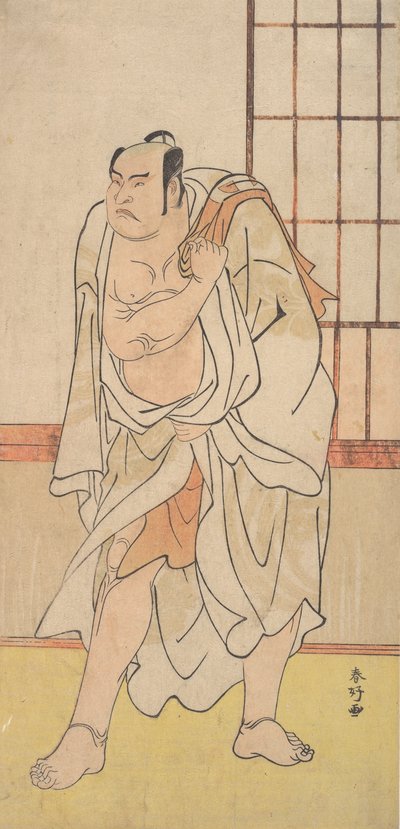 The Third Otani Hiroji as a Wrestler by Katsukawa Shunko
