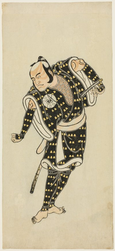 Actor Bandō Matatarō IV as Gempachibyōe in 
