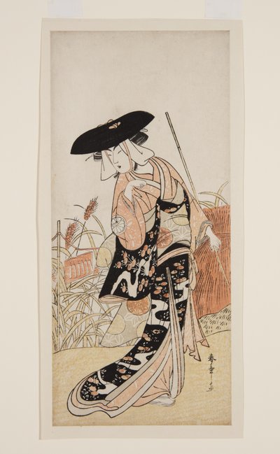 Actor Segawa Kikunojo III as Fox Okiku (Okiku-gitsune) by Katsukawa Shunsho