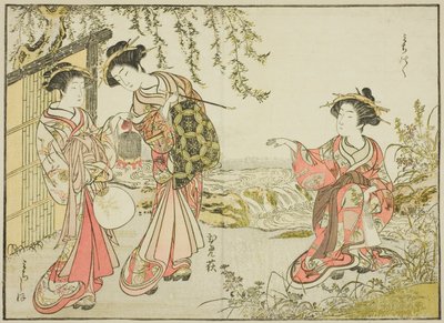 Courtesans of the Kadotsutaya, from the book 