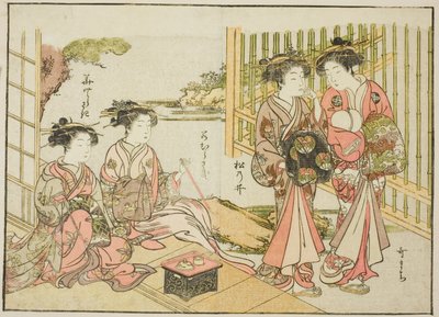 Courtesans of the Matsubaya, from the book 