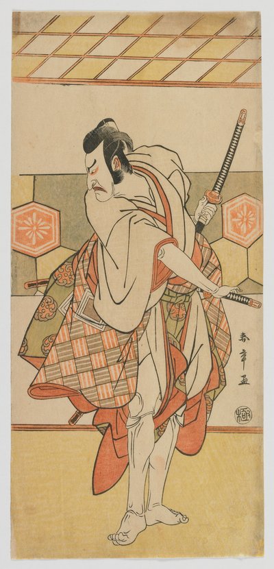 Kabuki Actor Ichikawa Danjuro V, Edo period by Katsukawa Shunsho