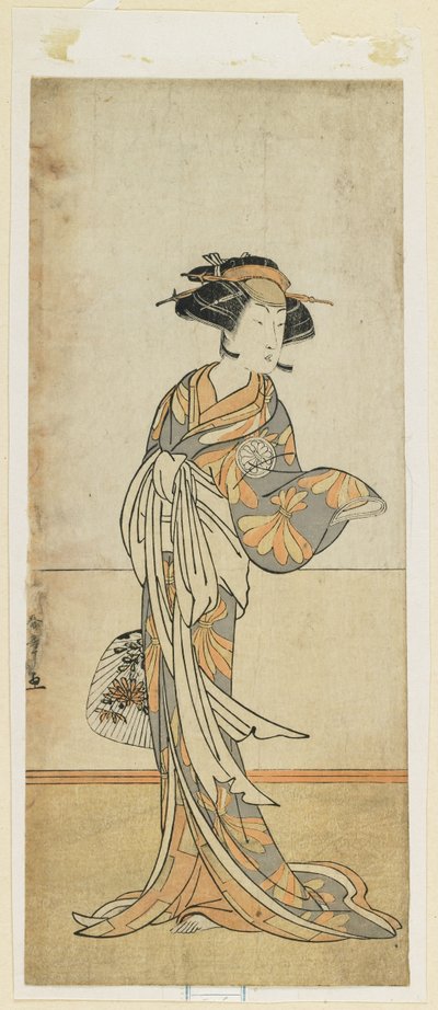 Segawa Kikunoju in a Female Role, late 18th century by Katsukawa Shunsho