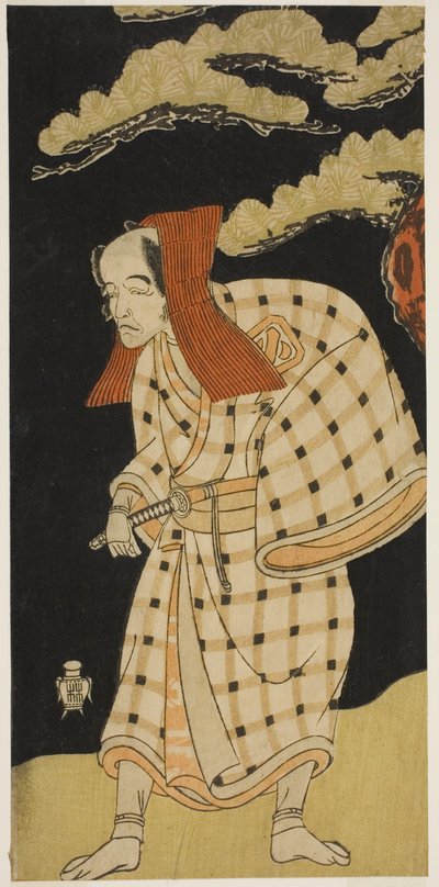 The Actor Arashi Otohachi I as Numataro Kyusei Disguised as the Burglar Ipponzaemon in the Play 
