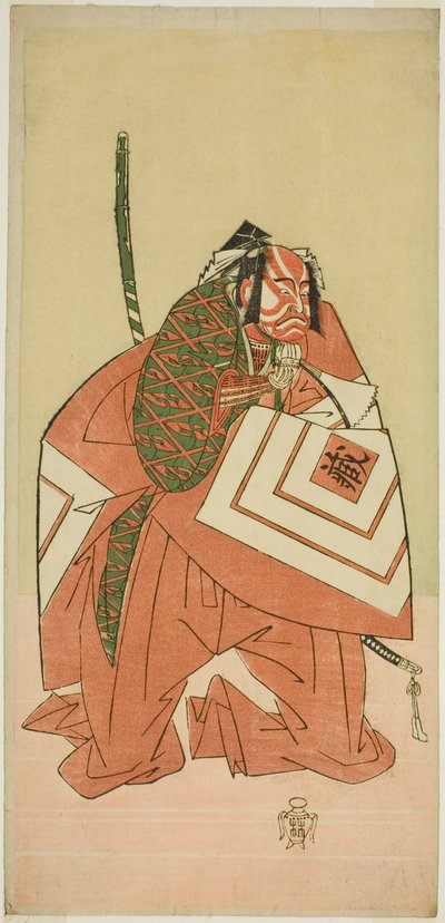 The Actor Ichikawa Danzo III as Sanada no Yoichi (?) in the Play Sanada no Yoichi Banjaku no Iezuto (?), Performed at the Morita Theater (?) in the Eleventh Month, 1767 (?) by Katsukawa Shunsho
