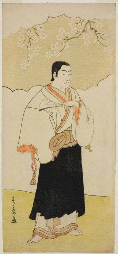 The Actor Ichikawa Monnosuke II as the Monk Renseibo in the Play Hatsumombi Kuruwa Soga, Performed at the Nakamura Theater in the Third Month, 1780 by Katsukawa Shunsho
