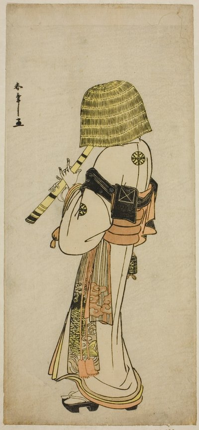 The Actor Nakamura Nakazo I as Kakogawa Honzo in Komuso Attire in the Play Kanadehon Chushingura, Performed at the Ichimura Theater in the Seventh Month, 1783 by Katsukawa Shunsho