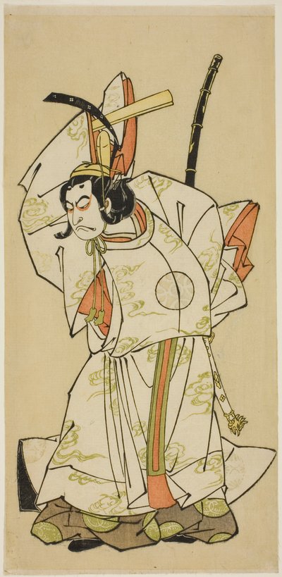 The Actor Nakamura Nakazo I as Prince Koreakira (?) in the Play 