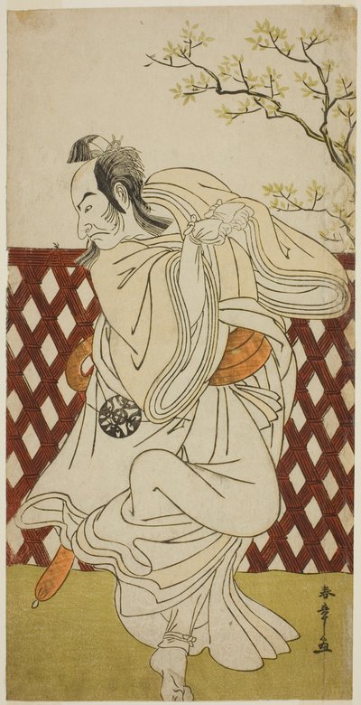 The Actor Nakamura Nakazo I as Sakon-gitsune in the Play Hana-zumo Genji Hiiki by Katsukawa Shunsho