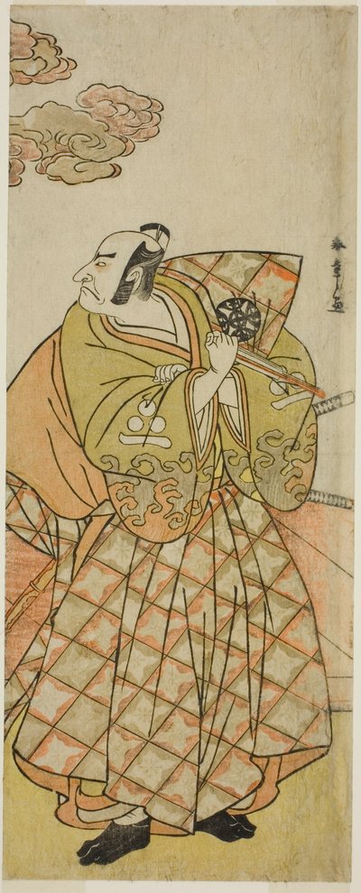 The Actor Nakamura Nakazo I as Watanabe no Tsuna in the Play Shitenno Tonoi no Kisewata, Performed at the Nakamura Theater in the Eleventh Month, 1781 by Katsukawa Shunsho