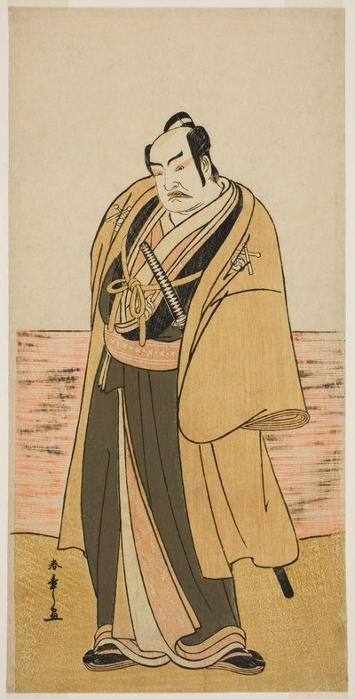The Actor Nakamura Sukegoro II as Kaminari Shokuro in the Play Hatsumombi Kuruwa Soga, Performed at the Nakamura Theater in the Second Month, 1780 by Katsukawa Shunsho
