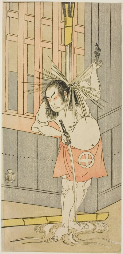 The Actor Otani Hiroji III, Possibly as Akaneya Hanshichi in the Play 