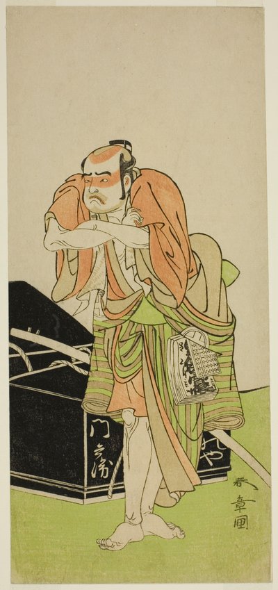 The Actor Otani Tomoemon I as Kawatabiya Mombei in the Play 
