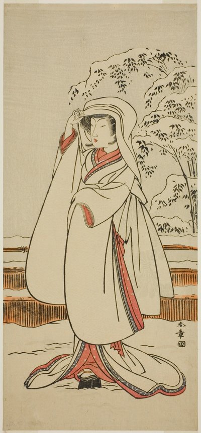 The Actor Segawa Tomisaburo I as the Heron Maiden (Sagi Musume) by Katsukawa Shunsho