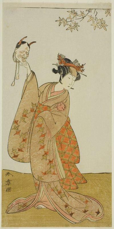 The Actor Segawa Yujiro I as Matsukaze, Sister of Togashi no Saemon, in the Play 