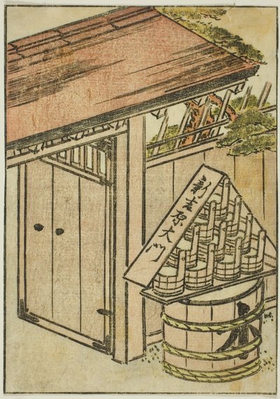 The Gate of the New Yoshiwara, frontispiece from the third volume of "Mirror of Beautiful Women of the Pleasure Quarters" by Katsukawa Shunsho